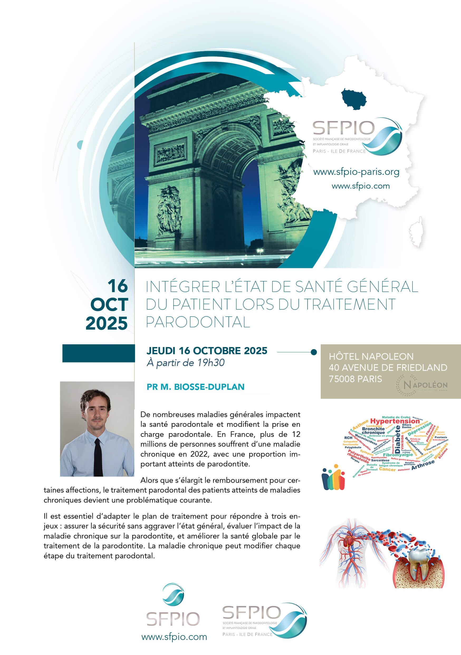 Intégrer l’état de santé général du patient lors du traitement parodontal