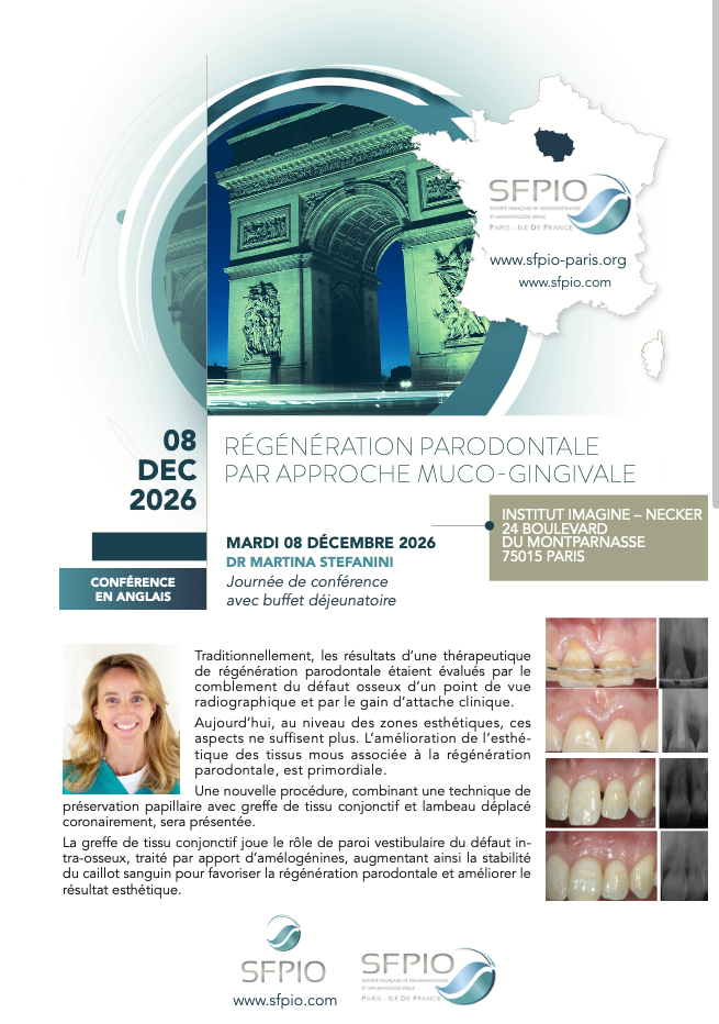 Régénération parodontale par approche muco-gingivale